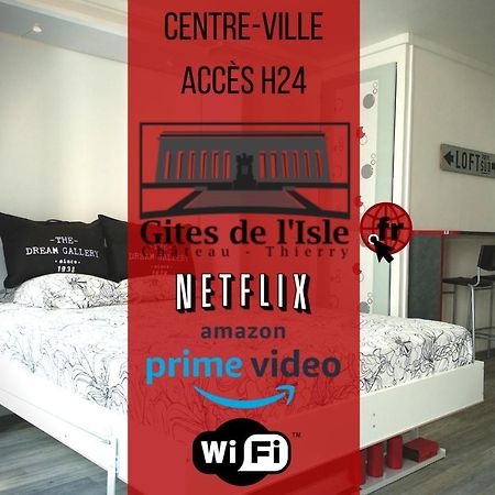 Gites De L'Isle Centre-Ville - Wifi Fibre - Netflix, Disney, Amazon - Sejours Pro 蒂耶里堡 外观 照片