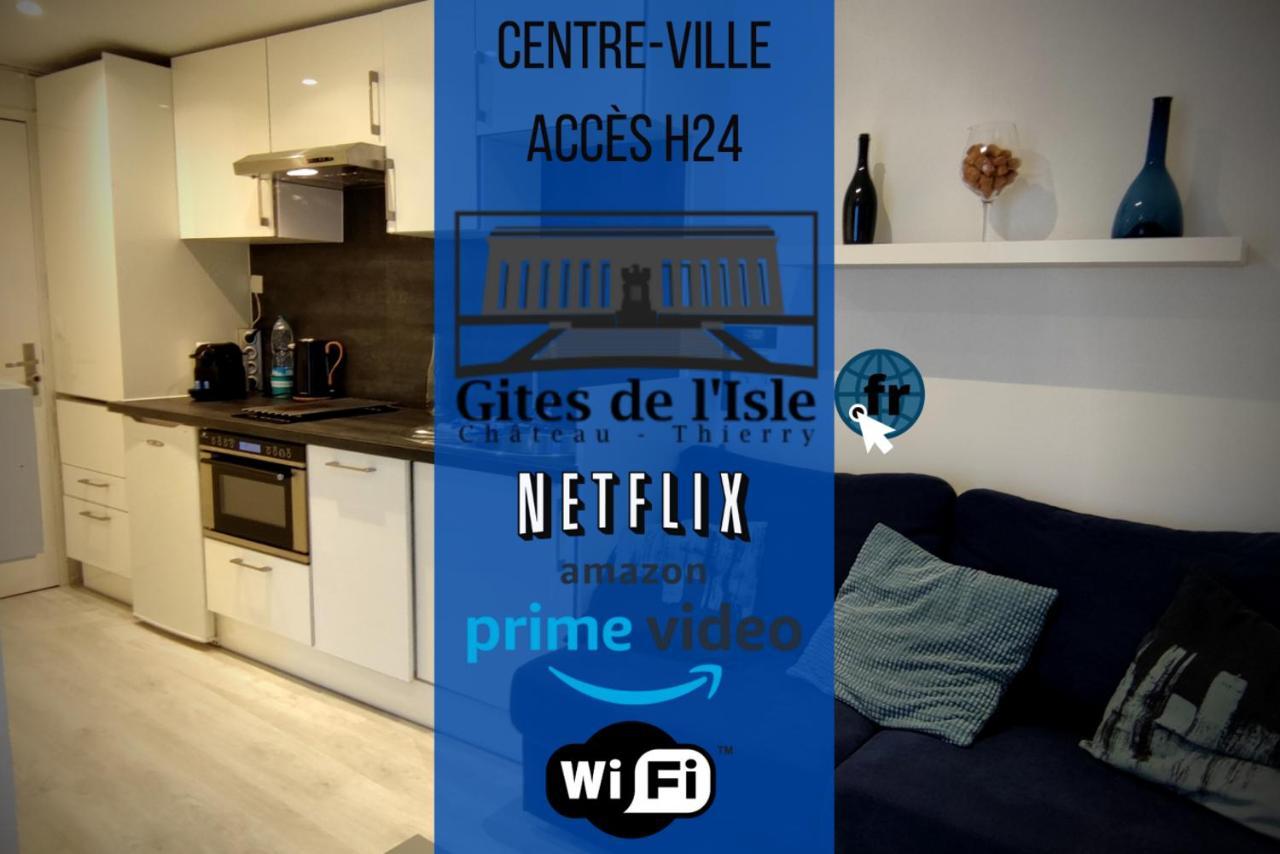 Gites De L'Isle Centre-Ville - Wifi Fibre - Netflix, Disney, Amazon - Sejours Pro 蒂耶里堡 外观 照片